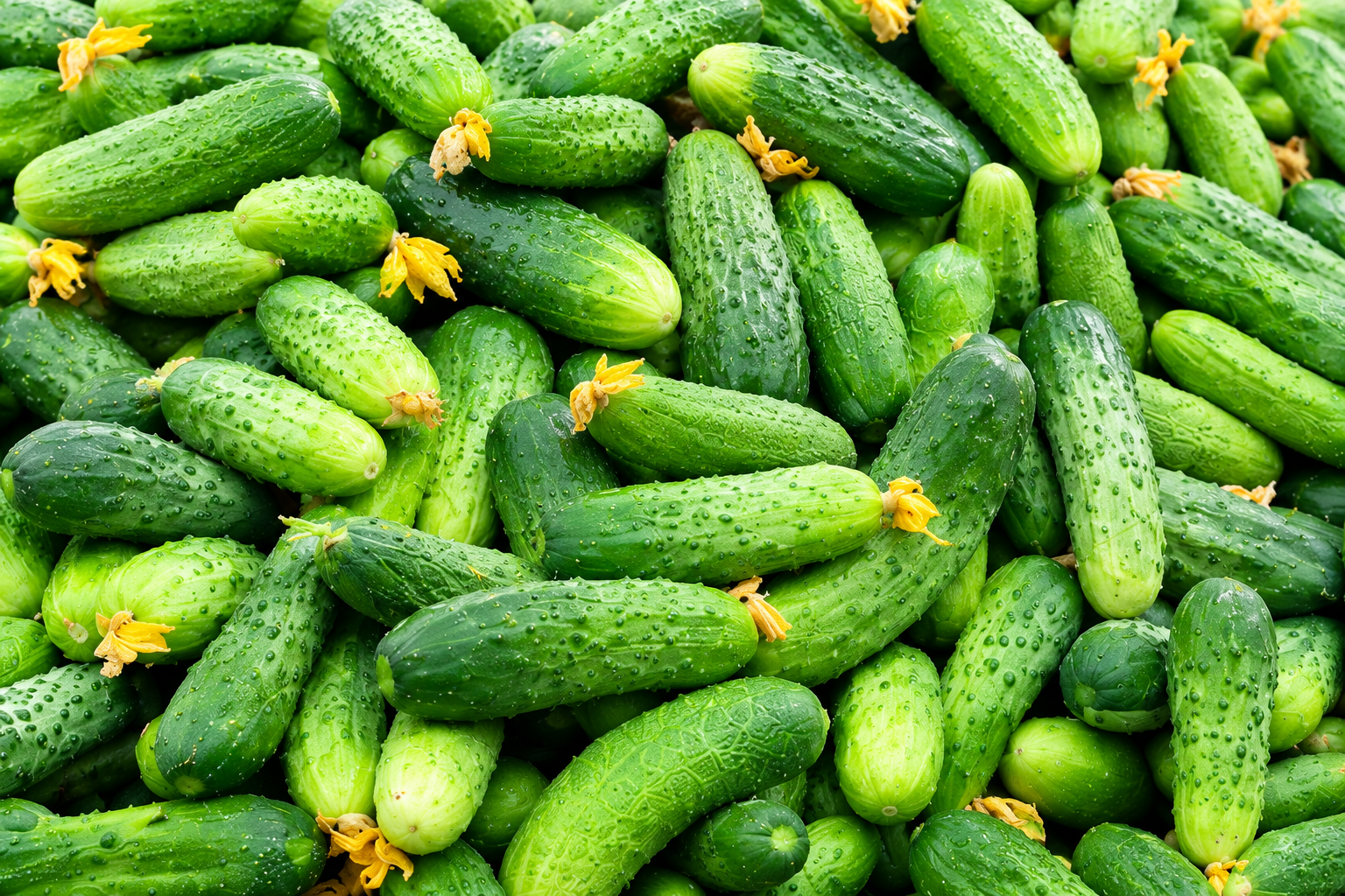 Fresh pickling cucumbers at Don-O-Ray Farms market in Kelowna