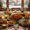 Farm frsh vegetables and Create a chrismast dinner table the family will enjoy