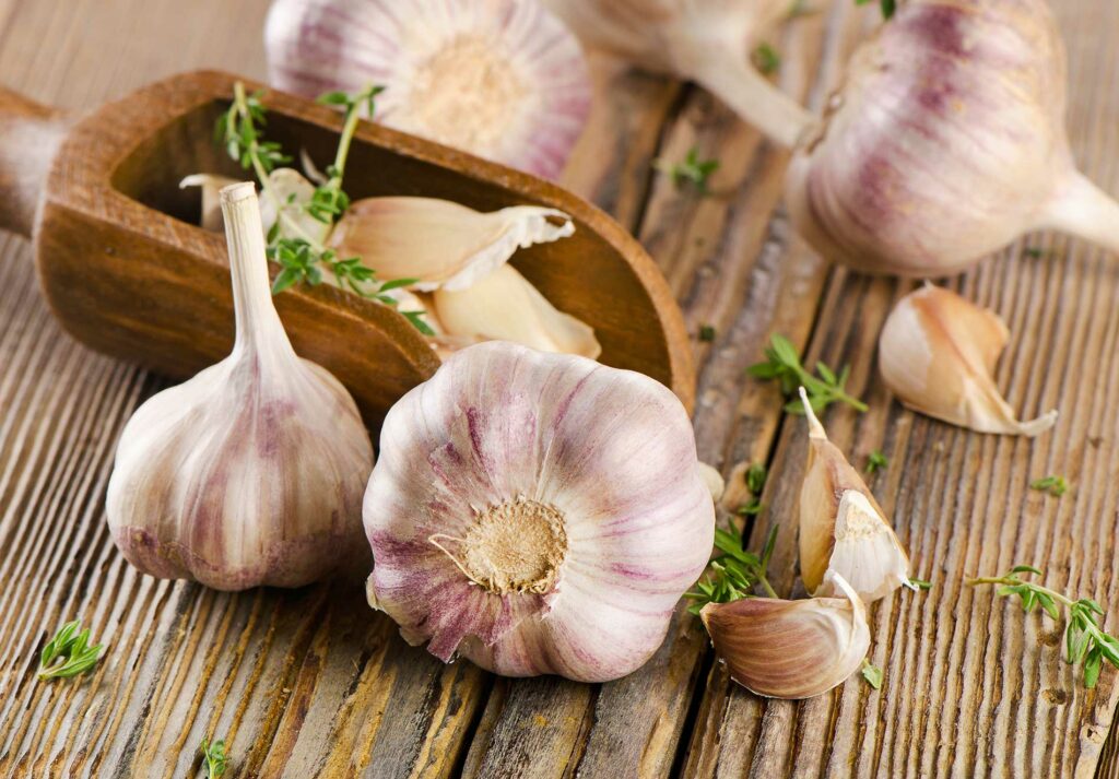 onions on a table