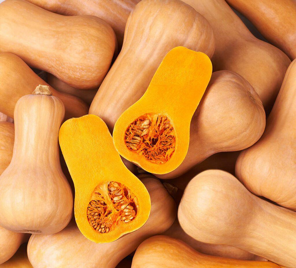 raw fresh butternut squash